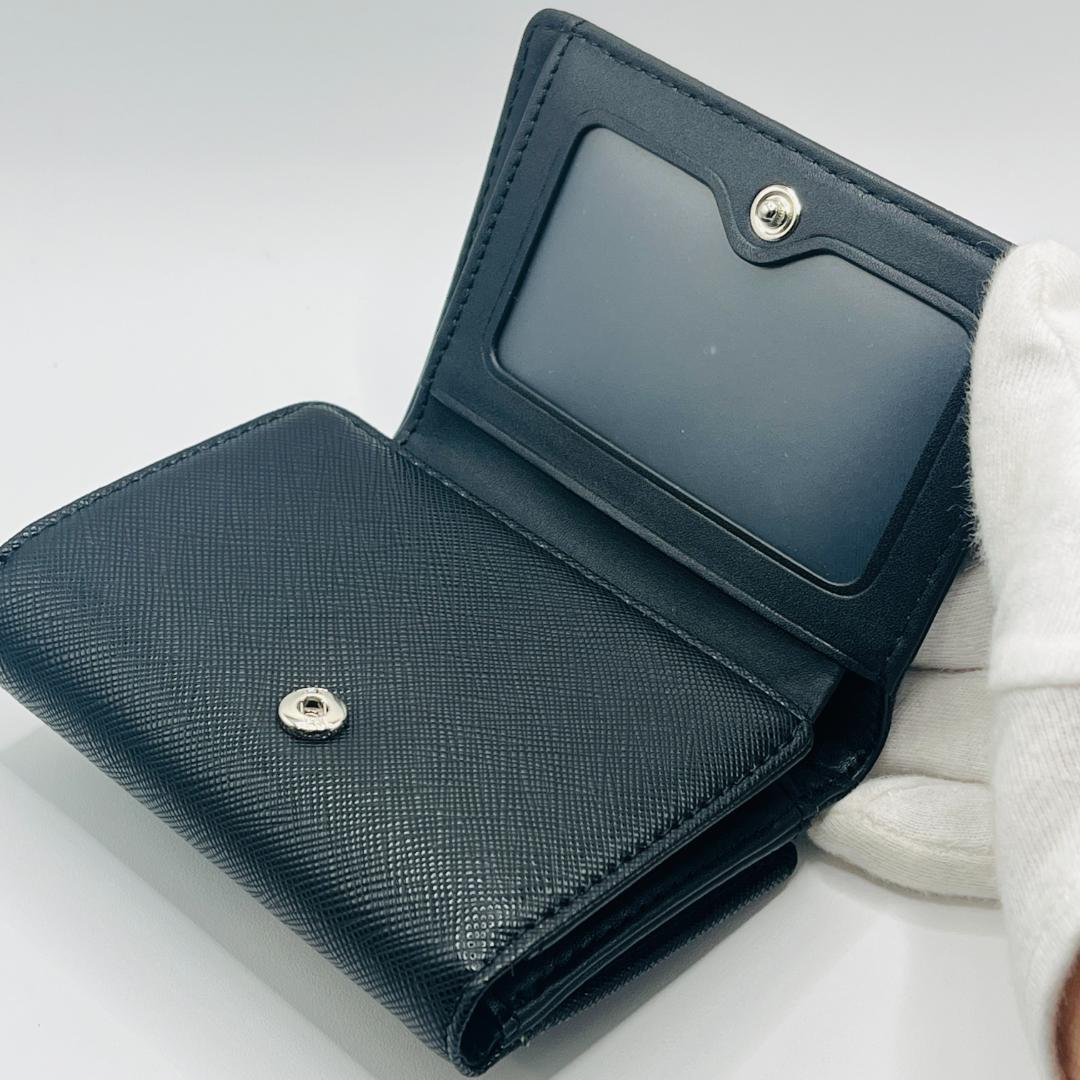 Vivienne Westwood 特価 折財布 黒 がま口 定番 シンプル