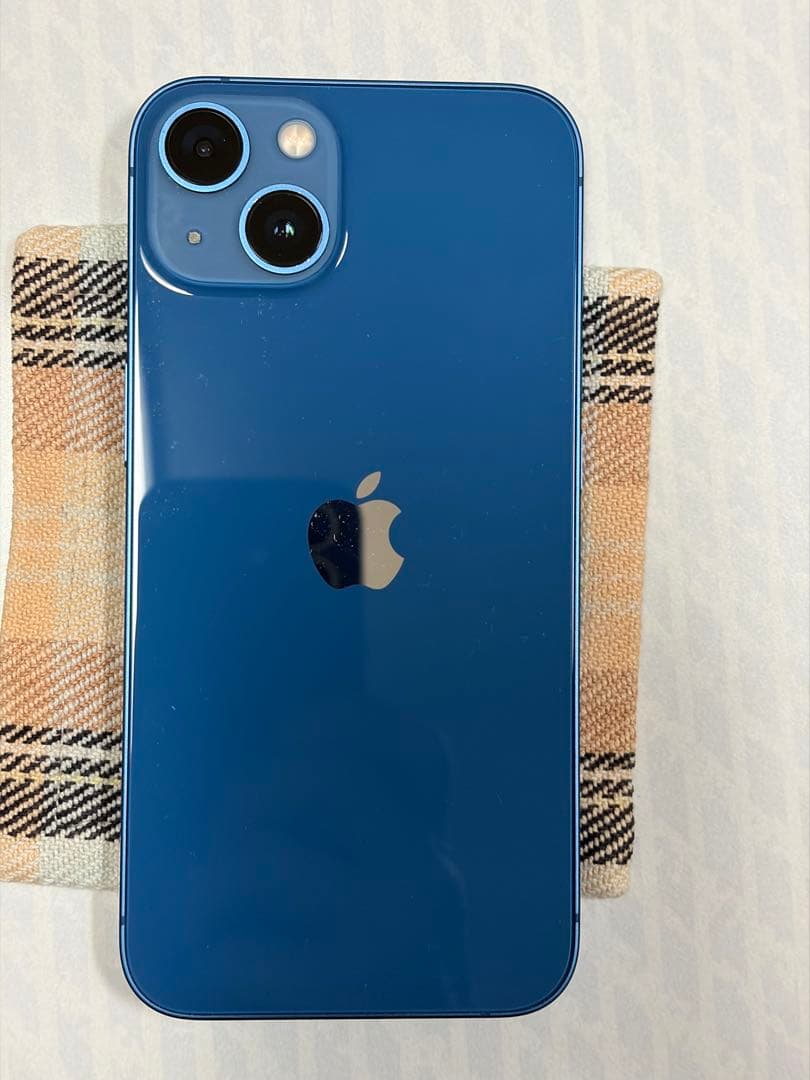 iPhone13 128G ブルー本体　箱あり　オマケ付き