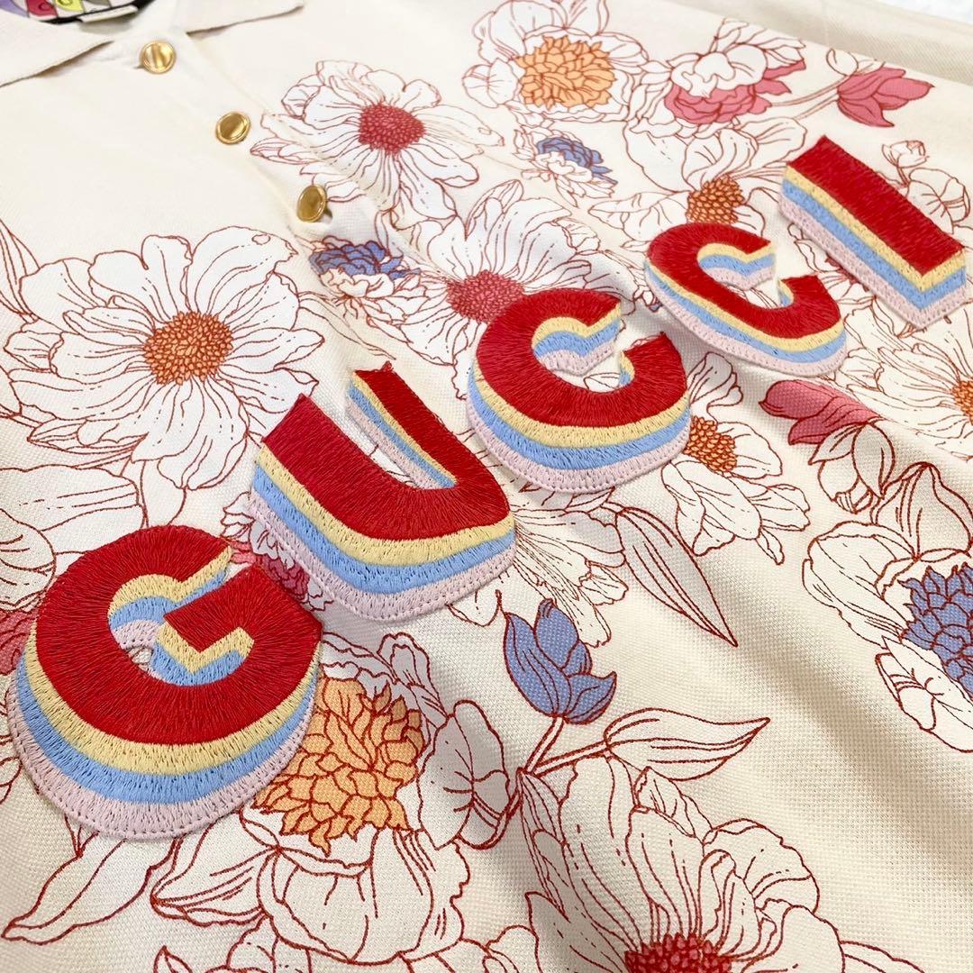 美品✨ GUCCI グッチ LOVELIGHT COTTON POLO TOP