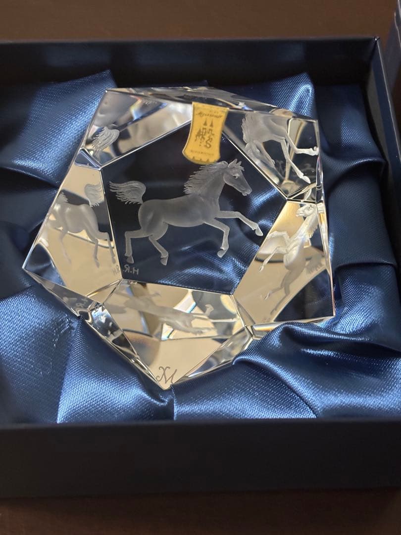 マイセン クリスタル 干支 オーナメント 馬