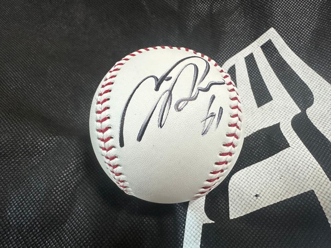 最新！超美品！増田陸選手直筆投入れサインボール
