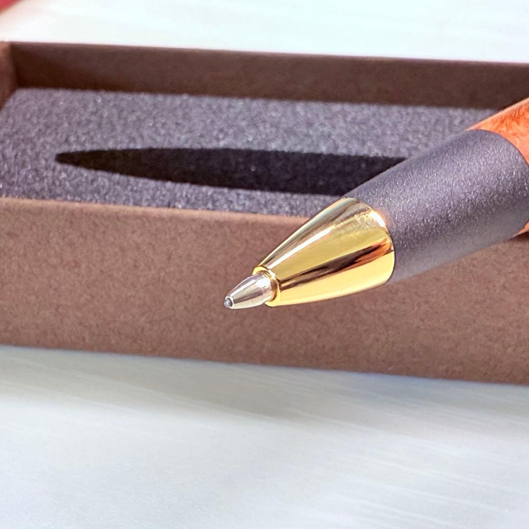 ボナンペン 本花梨瘤源平 真鍮製 0.5ミリ シャープペンシル