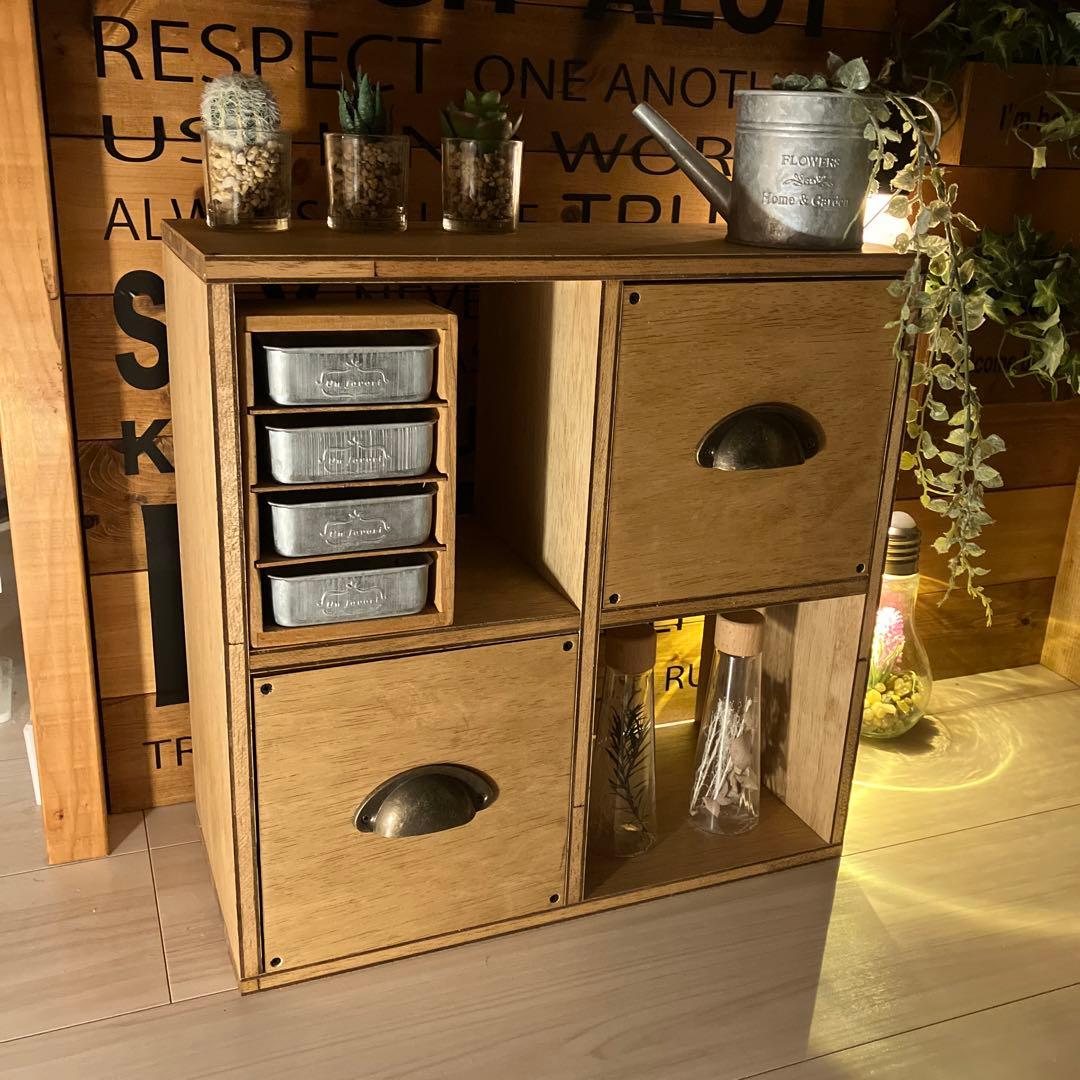 セッちゃんさん専用　飾り棚　アンティーク　ハンドメイド　木製　シェルフ　背板取付