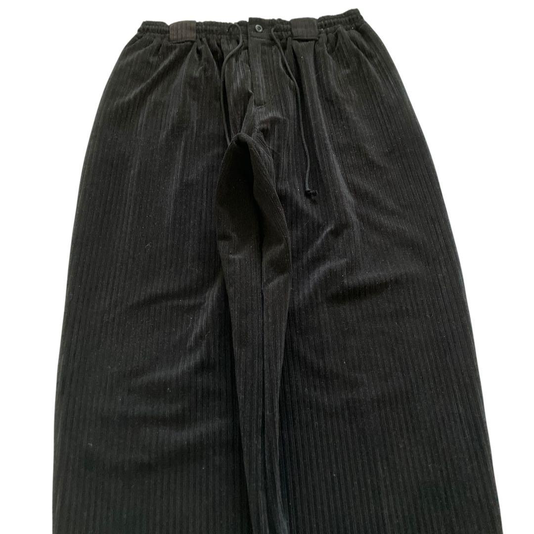 特大サイズ 90s ブラックコーデュロイセットアップ 上下 B系HIPHOP