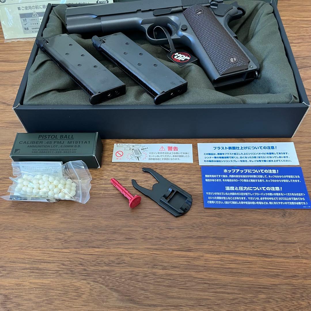 極美品 東京マルイ M1911A1 ガスガン 予備マガジン付き ガバメント