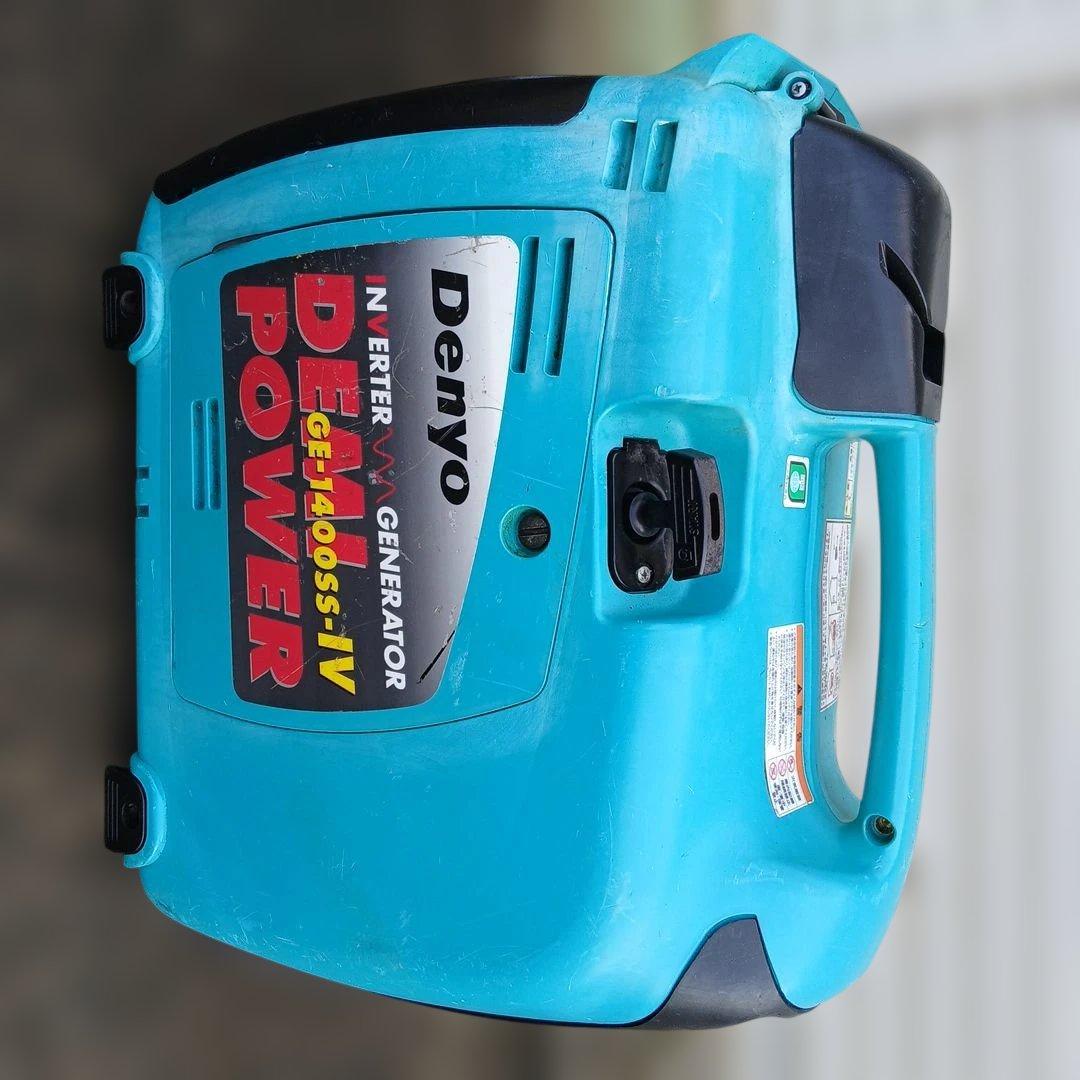 デンヨーインバーター発電機 GEー1400SSーIV　静音タイプ 作動確認済み