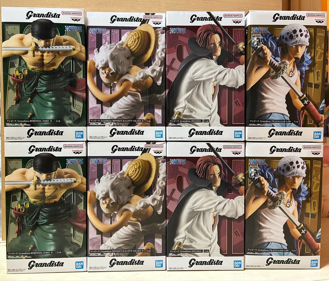 ［新品未開封品］ワンピース Grandista ８体セット