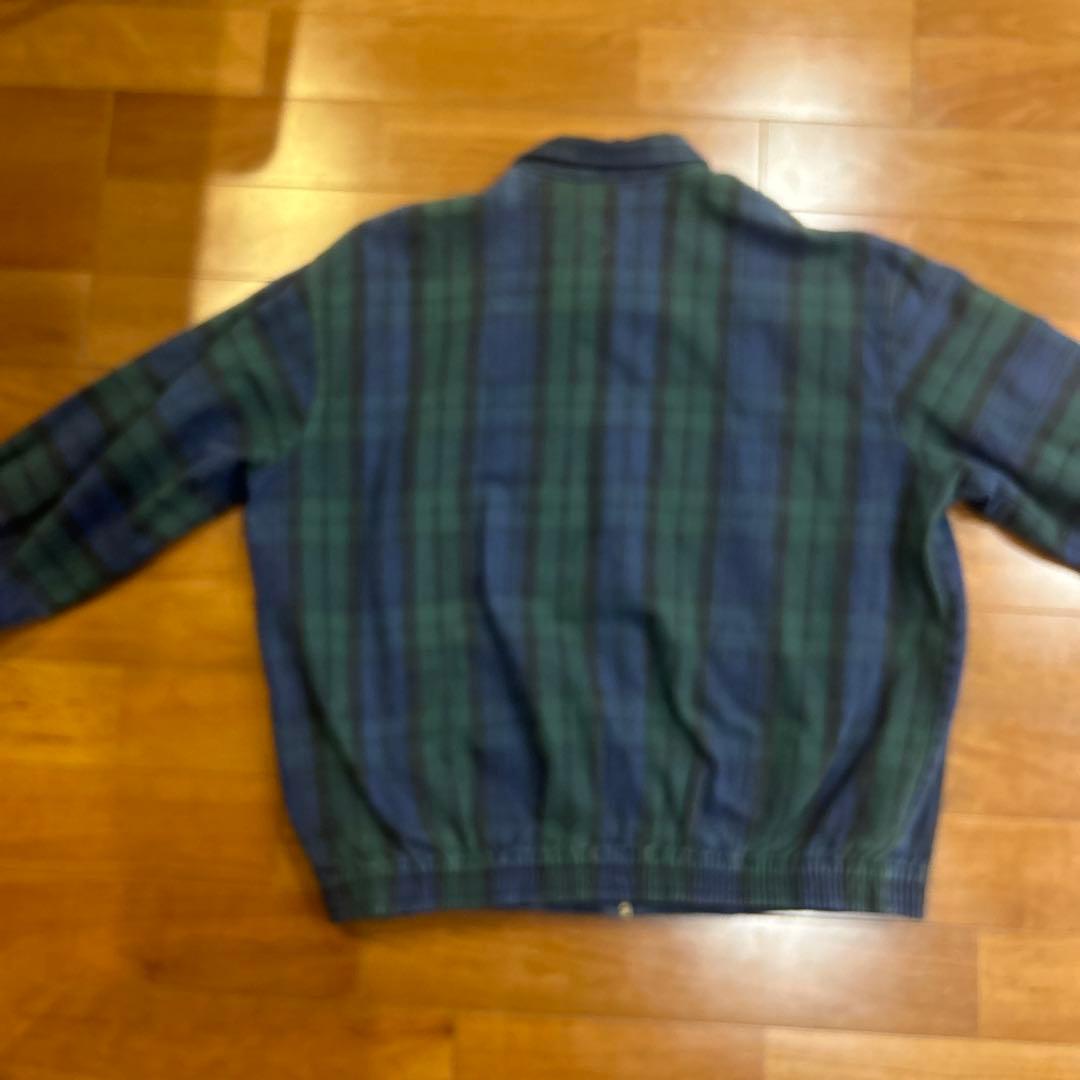 ★ポロラルフローレンブラックウォッチジャケットXL