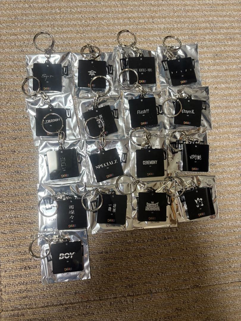 King Gnu CDジャケット アクリルキーチェーン コンプリートセット