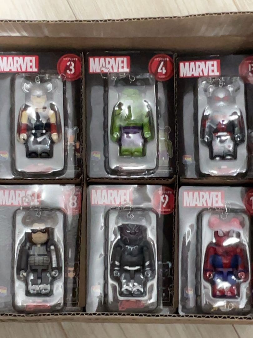 BE@RBRICK MARVEL 10種セット　マーベル　新品　アヴェンジャーズ