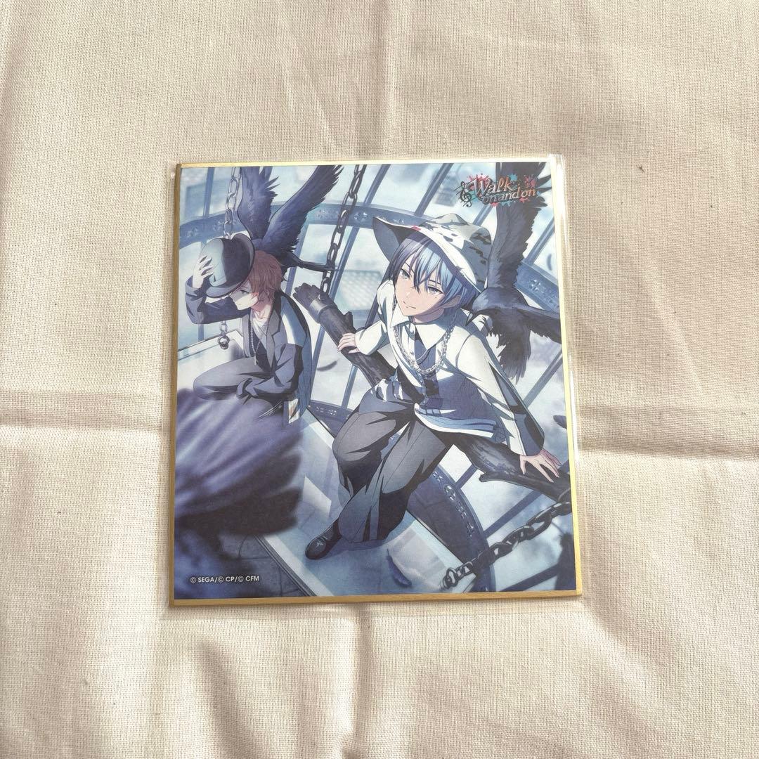 青柳冬弥　ミニ色紙