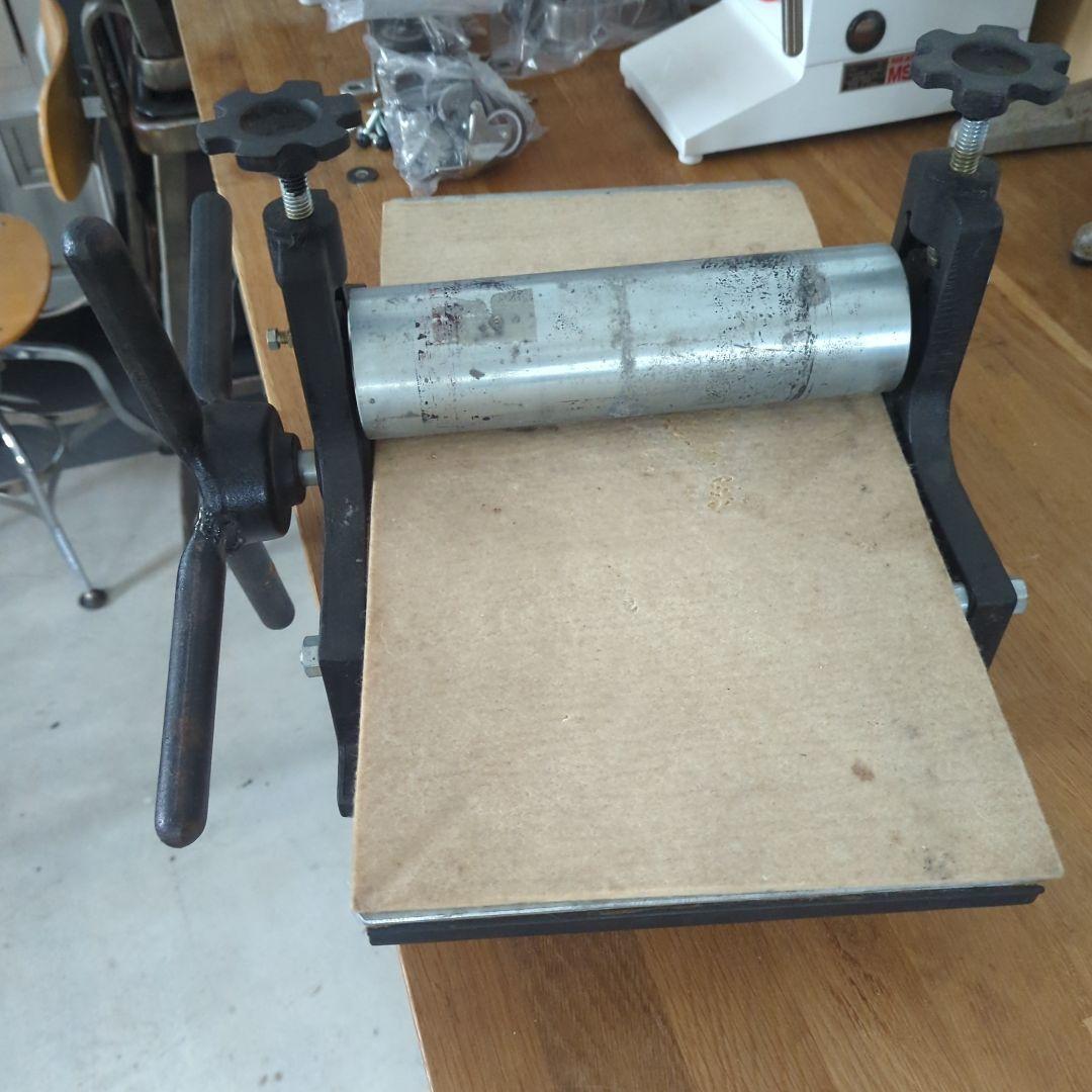 銅版画プレス機