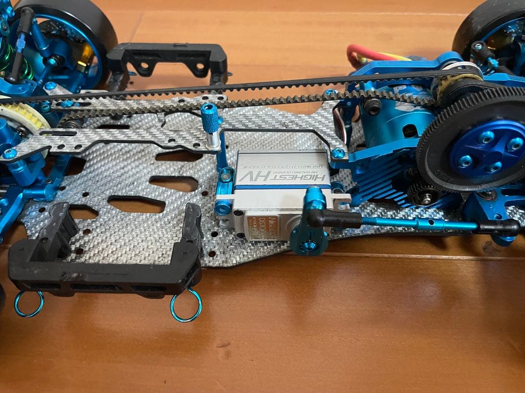 【希少/未走行】タミヤ TA-05 コンバージョン スクエア ホワイトカーボン