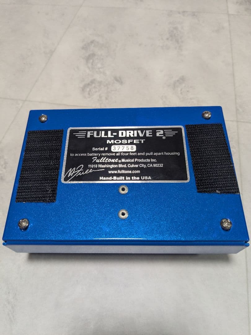 フルトーン エフェクター Fulltone FULLDRIVE 限定 値下