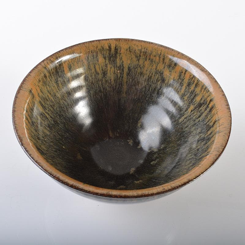 中国　禾目天目茶碗　在銘　V　R6283