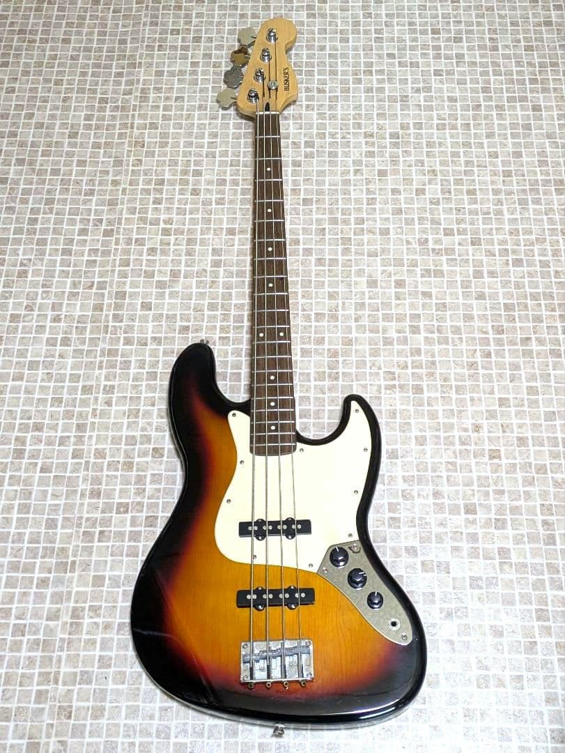 BUSKERS バスカーズ ベース エレキベース サンバースト ジャズベース
