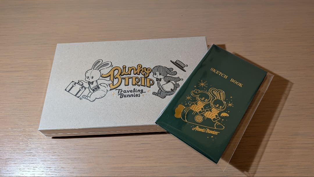 オビワン 旅するうさぎセットと野帳 緑