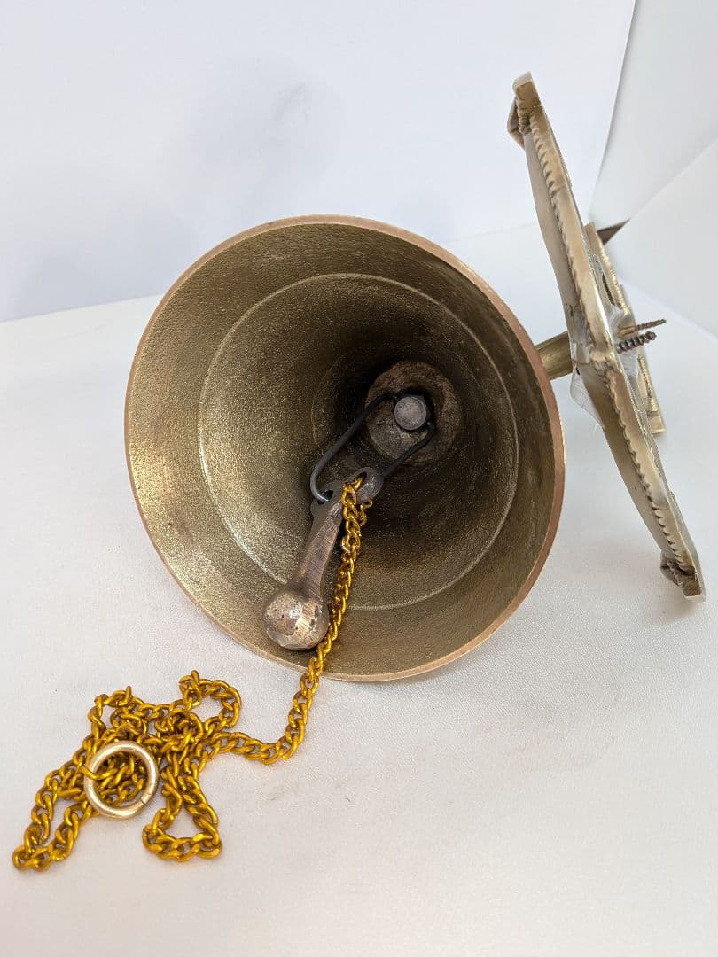 ☆b747、大きいイカリベル（中） 鐘　真鍮　シップベル