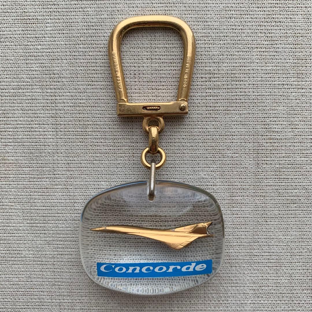ブルボンキーホルダー 【Concorde】コンコルド 飛行機 エールフランス