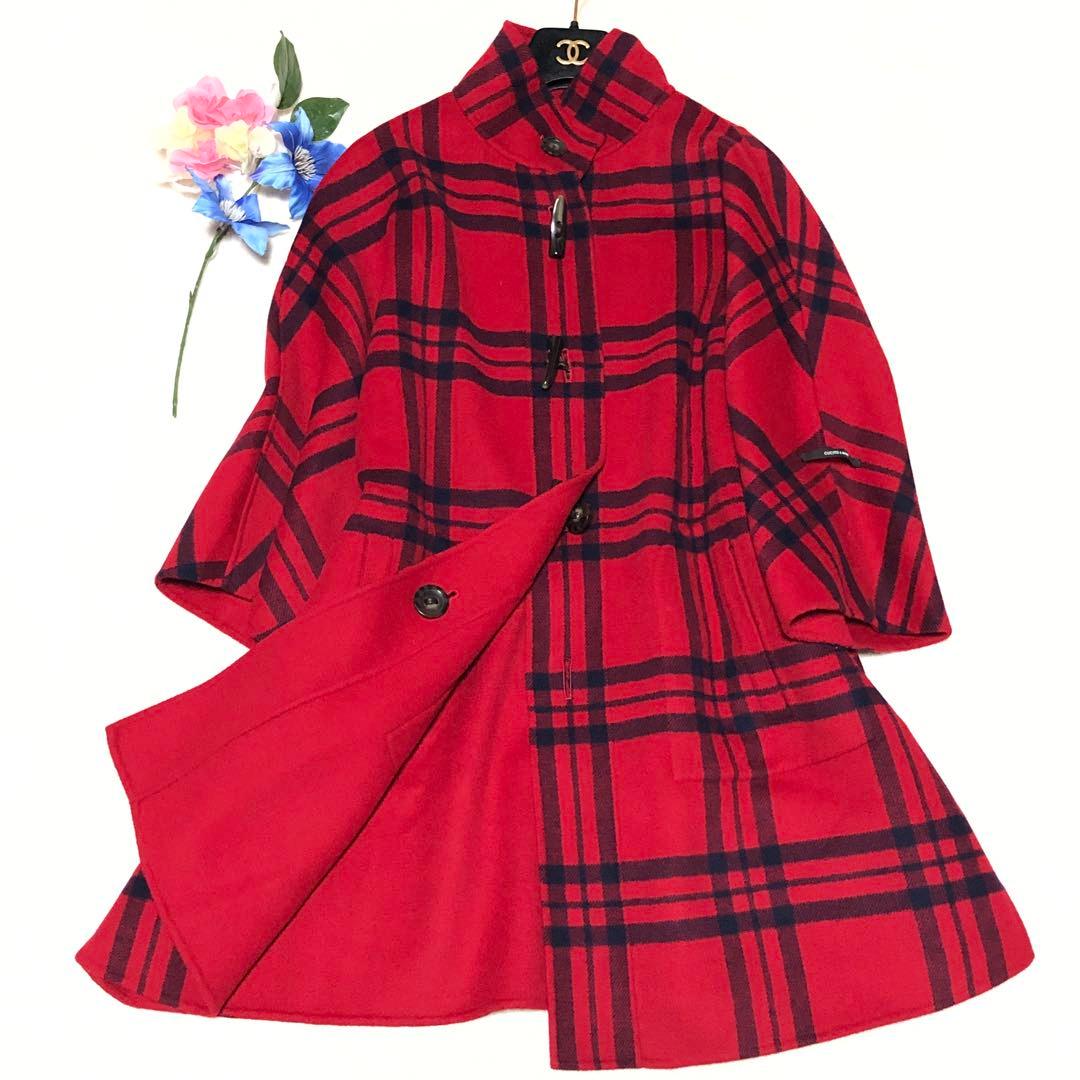 未使用級　マリナリナルディ　ステンカラーコート　リバーシブル　クチートアマーノ