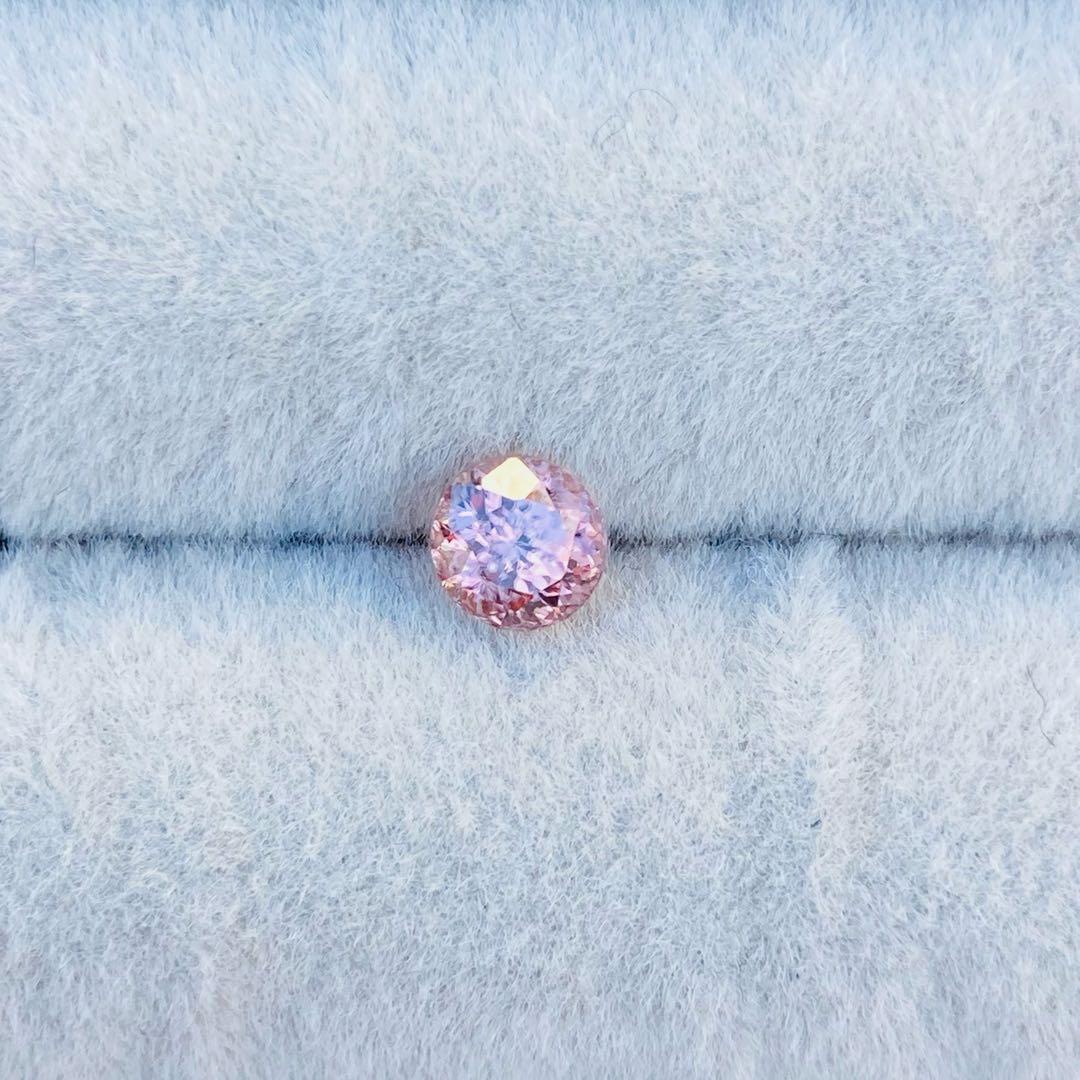 天然石　ピンクジルコン　ルース　天然石リング