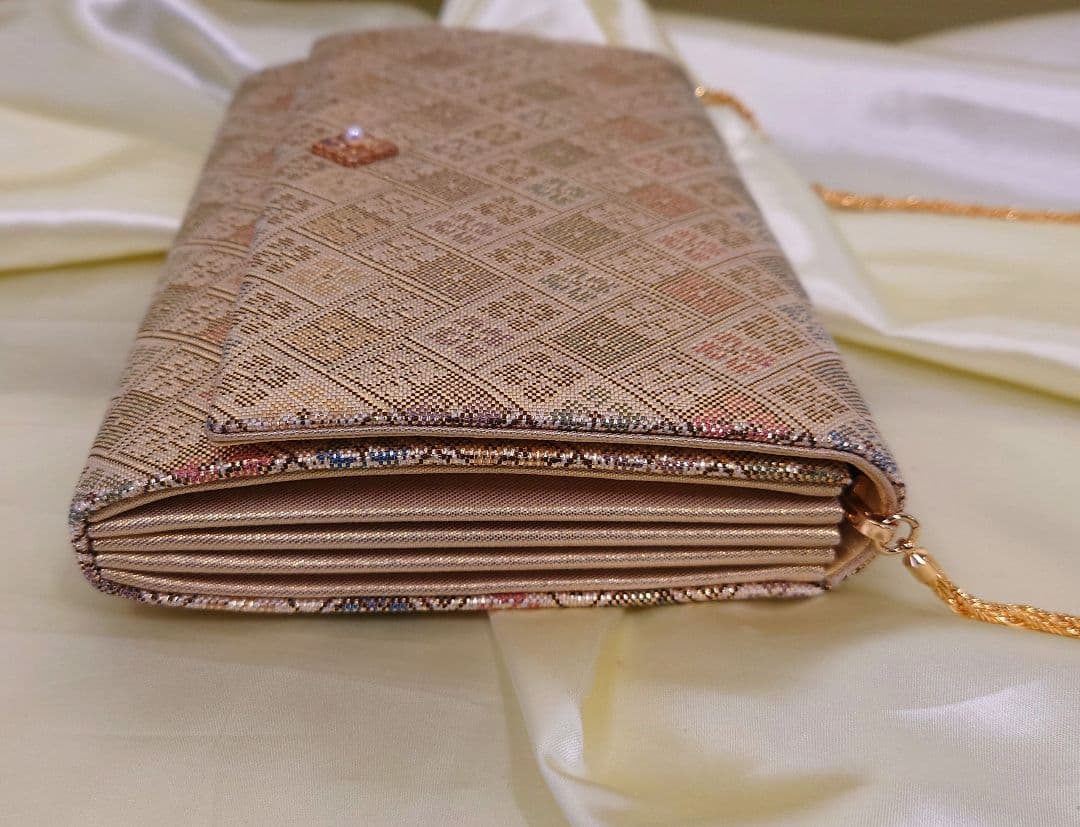 MIKIMOTO　ミキモト　西陣？和光？　和装バッグ　クラッチ