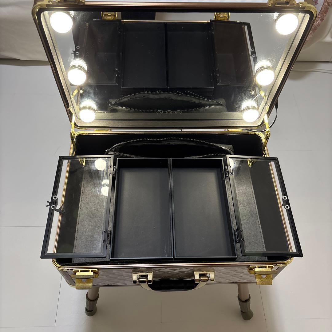 ‼️お値下げ中‼️ Francfranc ミラー付きメイクボックス