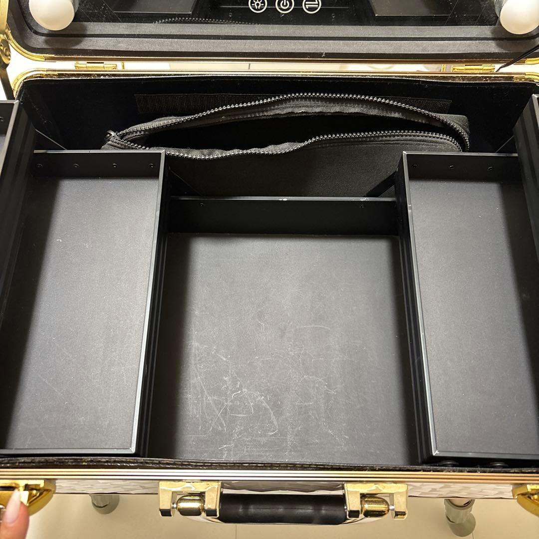 ‼️お値下げ中‼️ Francfranc ミラー付きメイクボックス