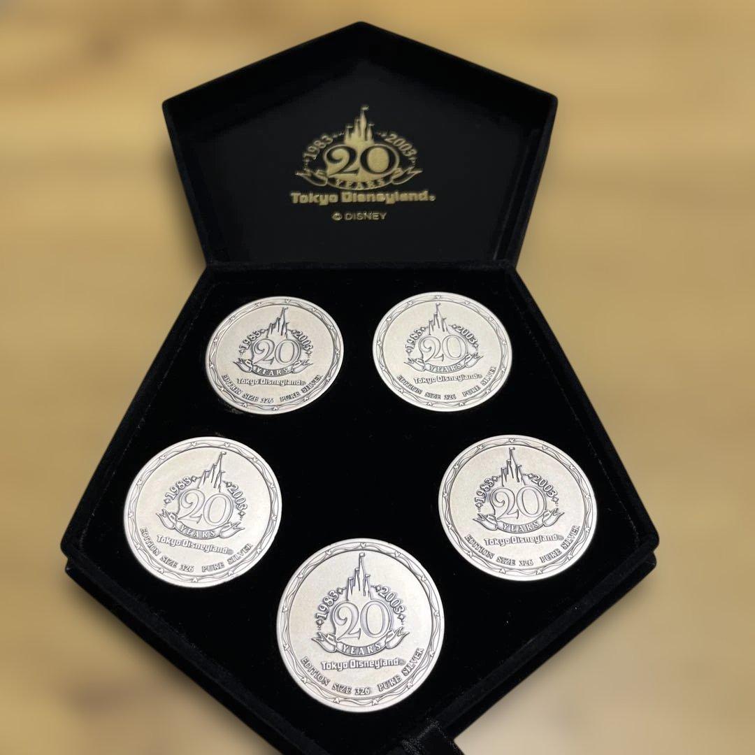 nanaさん⭐︎　東京ディズニー 純銀メダルセット 20周年 記念 限定品