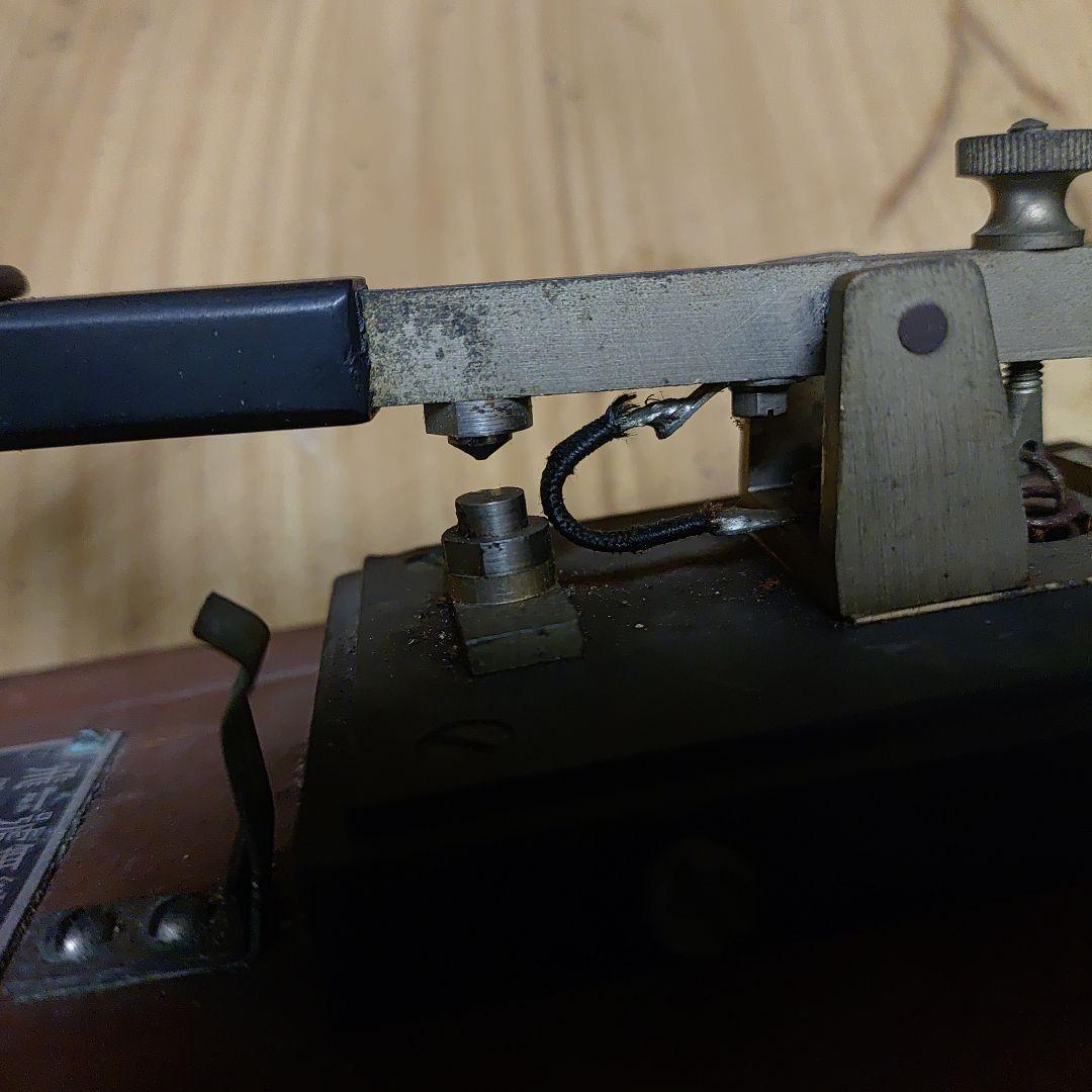 日本無線　モールス信号機　電信無線　レトロ　アンティーク