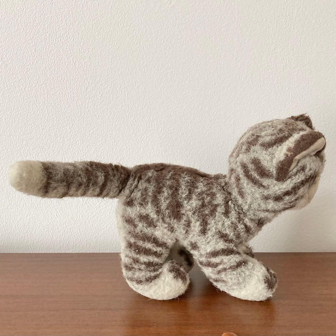 オールドシュタイフ　ネコ　アメリカンショートヘア　猫　ぬいぐるみ　ヴィンテージ