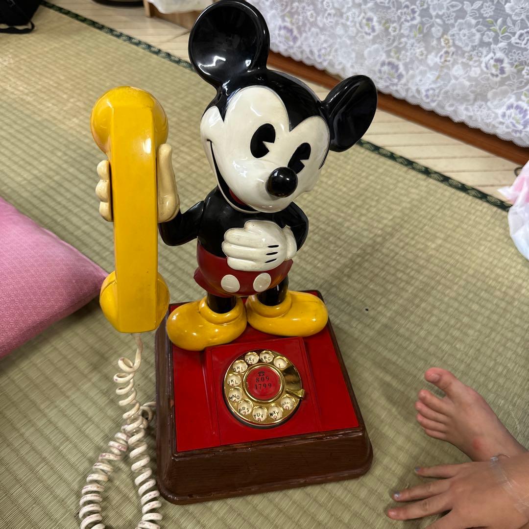 ミッキーマウス レトロ電話