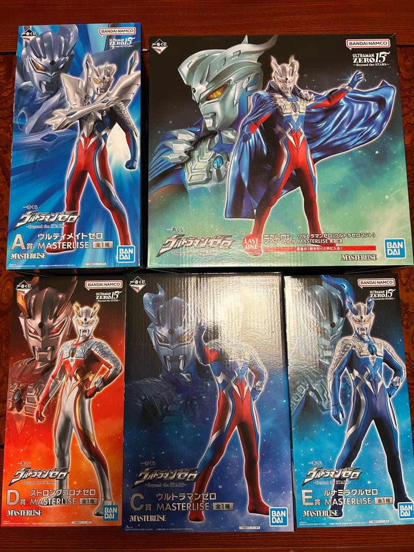 一番くじ　　ウルトラマンゼロ A・C・D・E賞 ラストワン賞