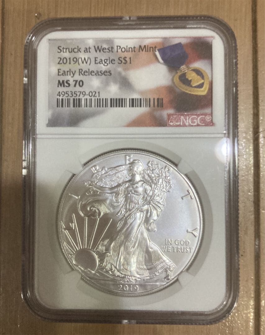 2019-w アメリカンシルバーイーグル　アーリーリリース