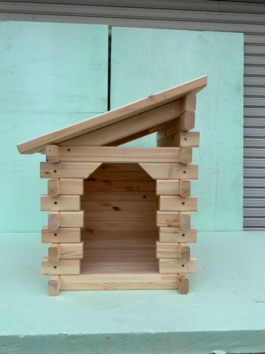 屋外対応 小型犬 中型犬 犬小屋 無塗装仕様