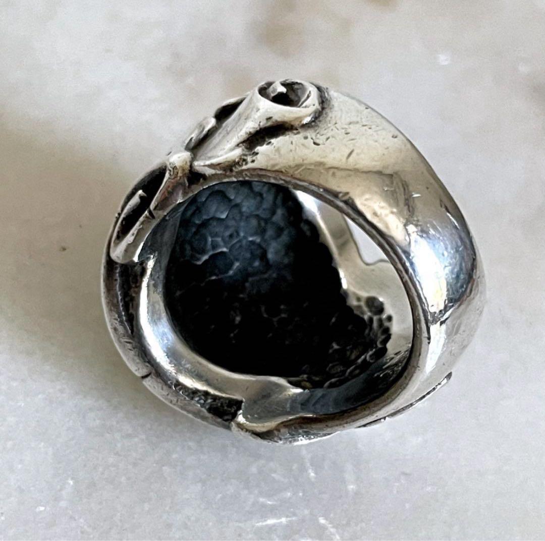 希少☆Rat Race ラットレース シルバー925 スカルヘッド 髑髏リング