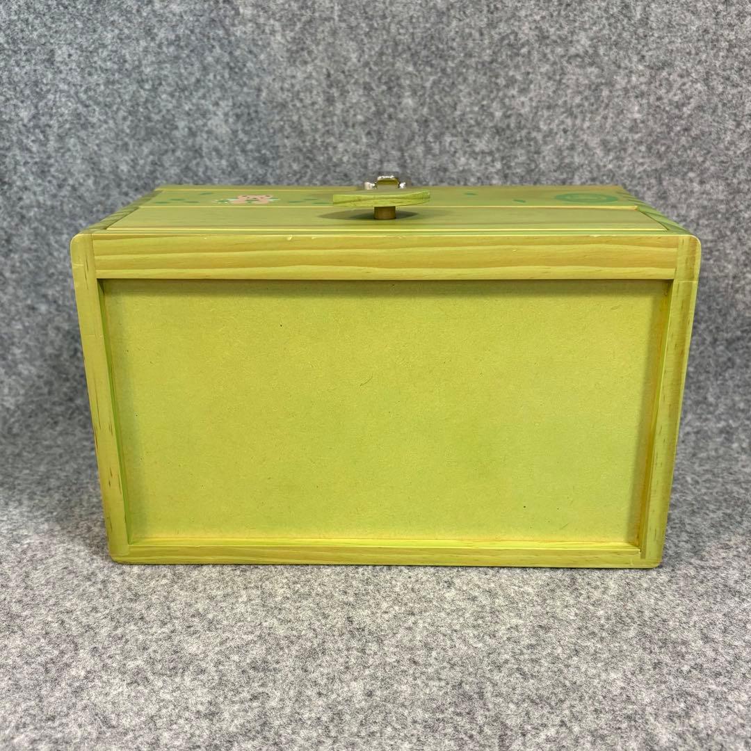 フェアリーキティ 妖精 木製 ソーイングボックス 裁縫箱 グリーン