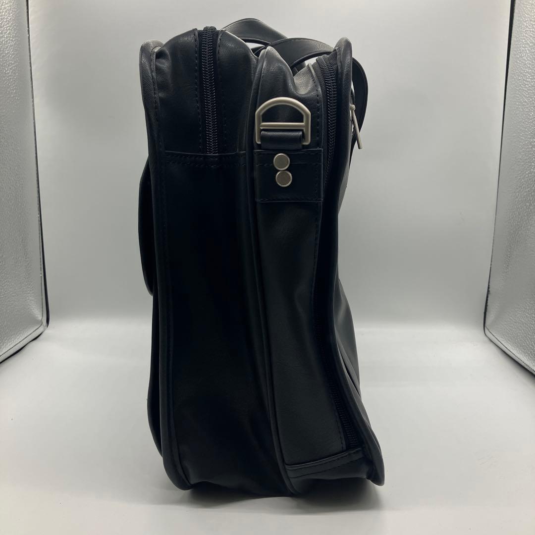 1498 極美品　ANA ビジネスバッグ　2way レザー　ブリーフケース　黒