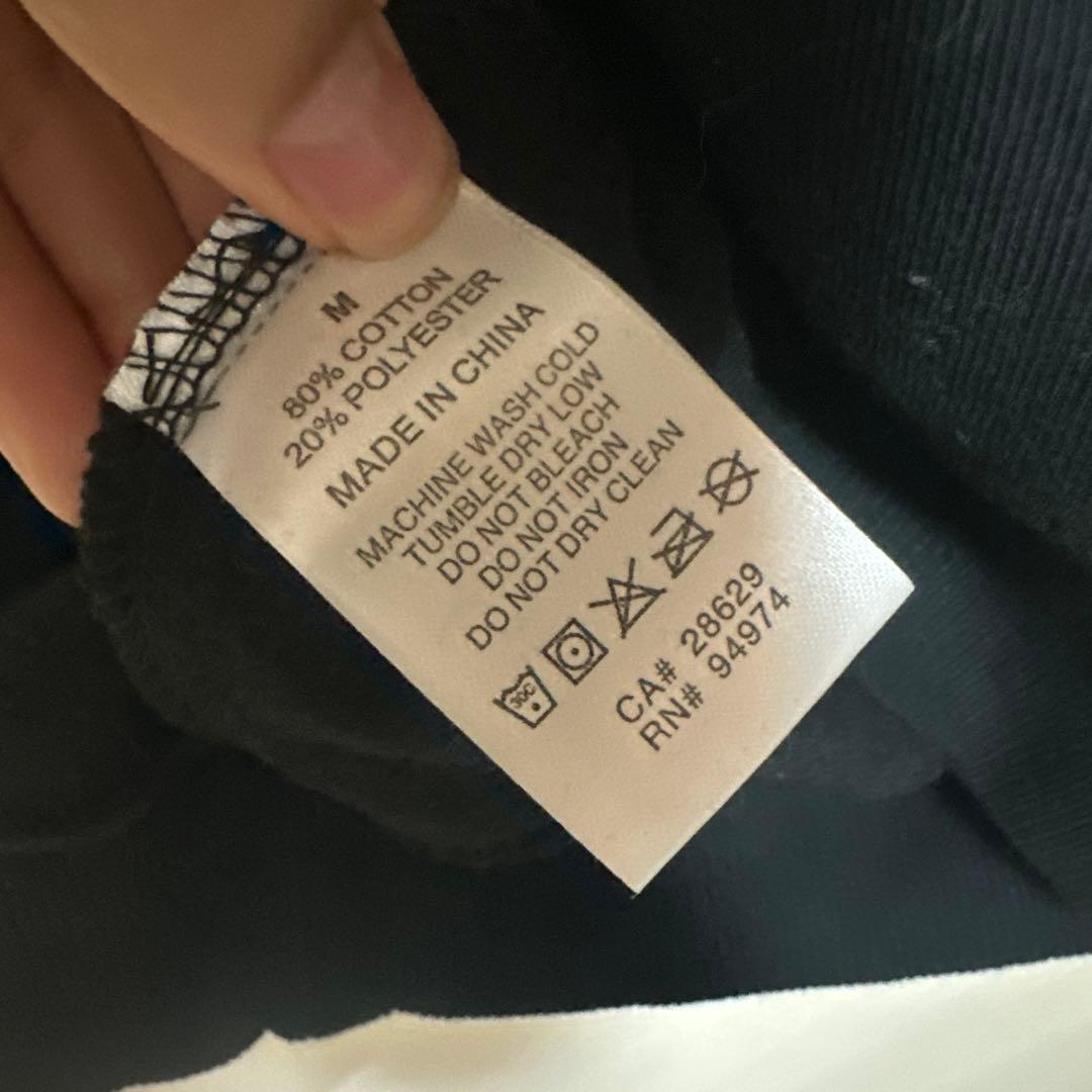 STUSSY ブラック　パーカー　正規品　レア