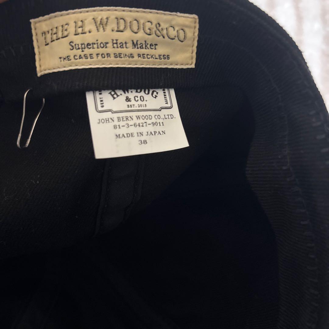 H.W. DOG & CO. ブラックキャップ サイズ38