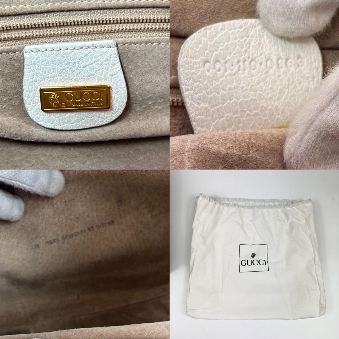 【希少】GUCCI ショルダーバッグ インターロッキング 金具 オーストリッチ