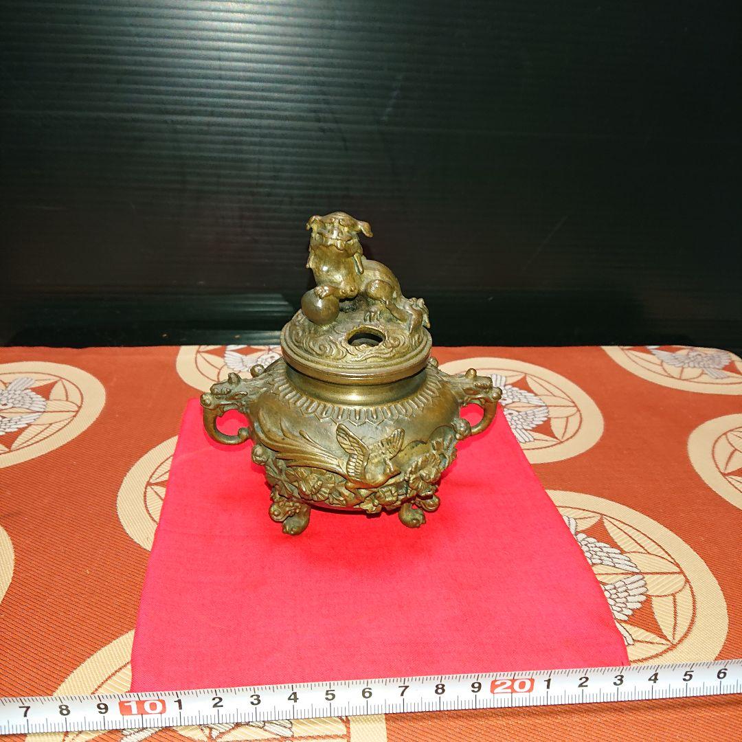 乾隆年製、銅製香炉レトロ