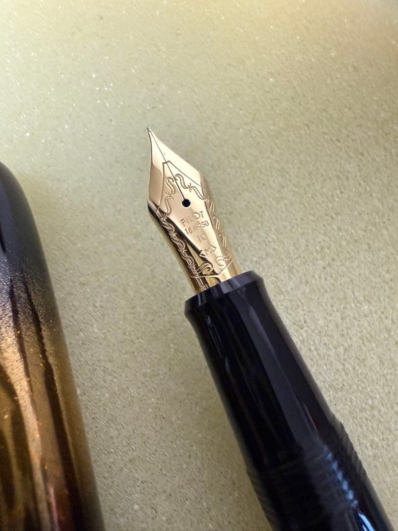 パイロット万年筆蒔絵、おしどり