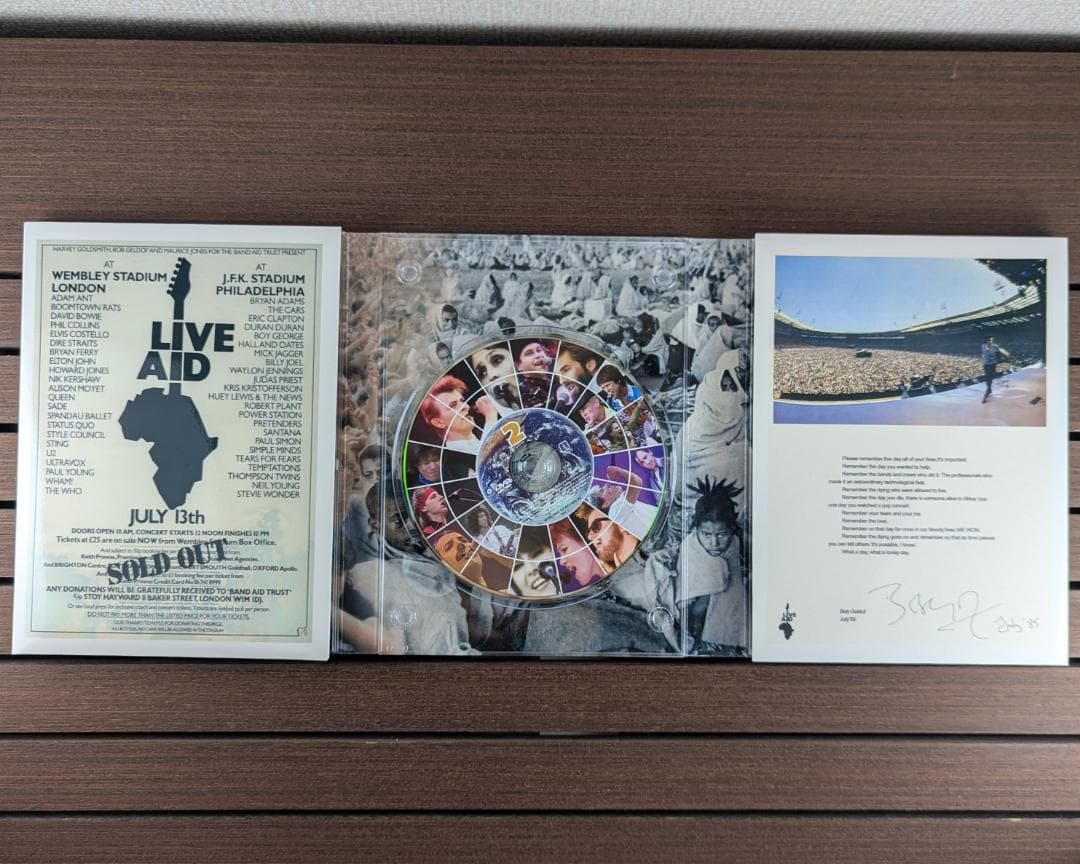 【ほぼ新品】LIVE AID ライヴ・エイド DVD4枚組 初回限定BOX