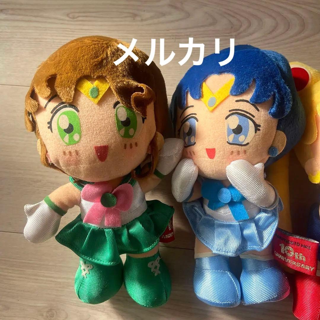 セーラームーン 10周年記念ぬいぐるみ 非売品　希少レア平成レトロ限定グッズ