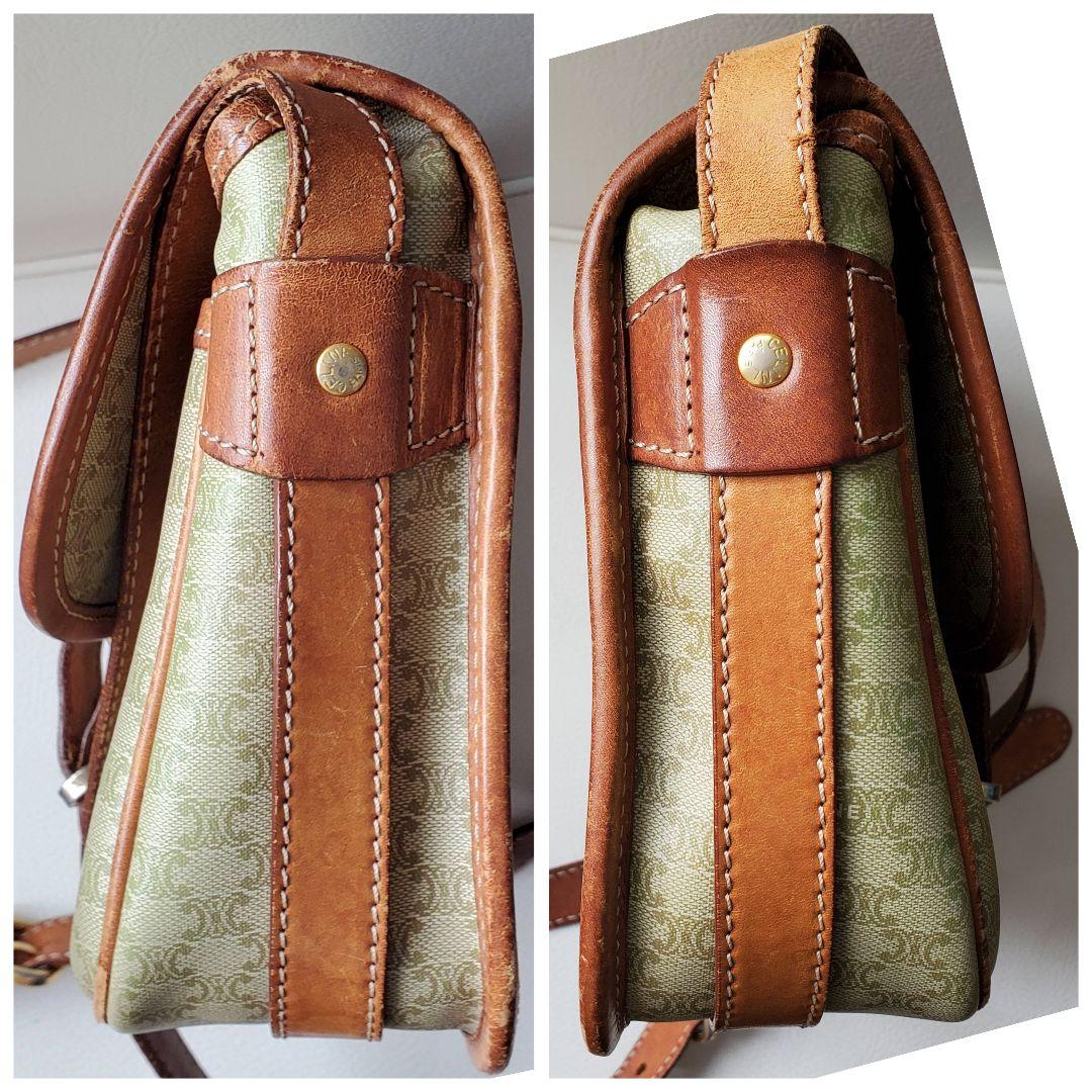 【CELINE】ショルダーバック マカダム PVC トリオンフ オールドセリーヌ