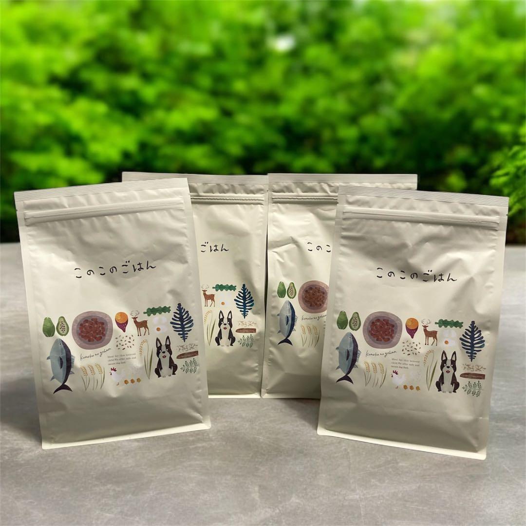 ■このこのごはん 4袋セット ドッグフード