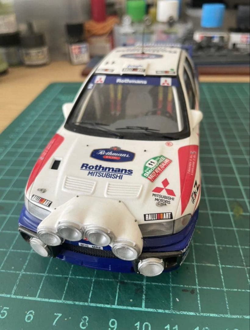 ハセガワ 1/24 完成品 三菱 ランサーエボリューションⅢ WRC