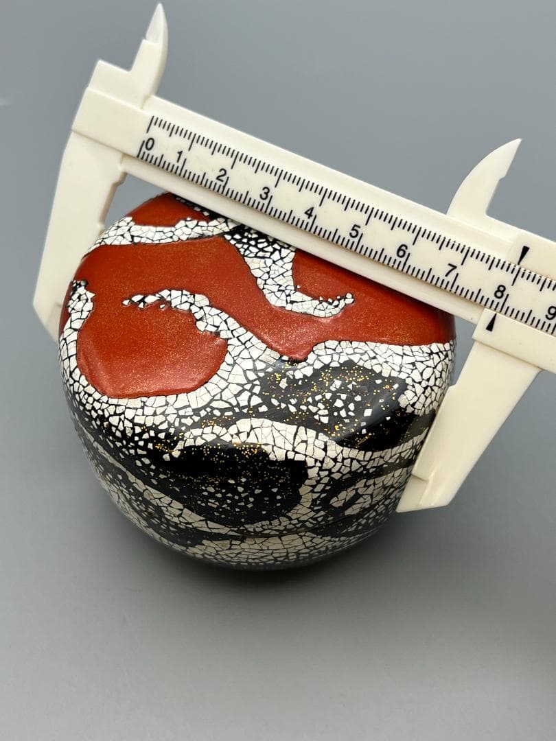 平棗　昇陽荒磯　萌絵　柳哉作　最上作　共布　共箱付き　作家物　茶道具　未使用