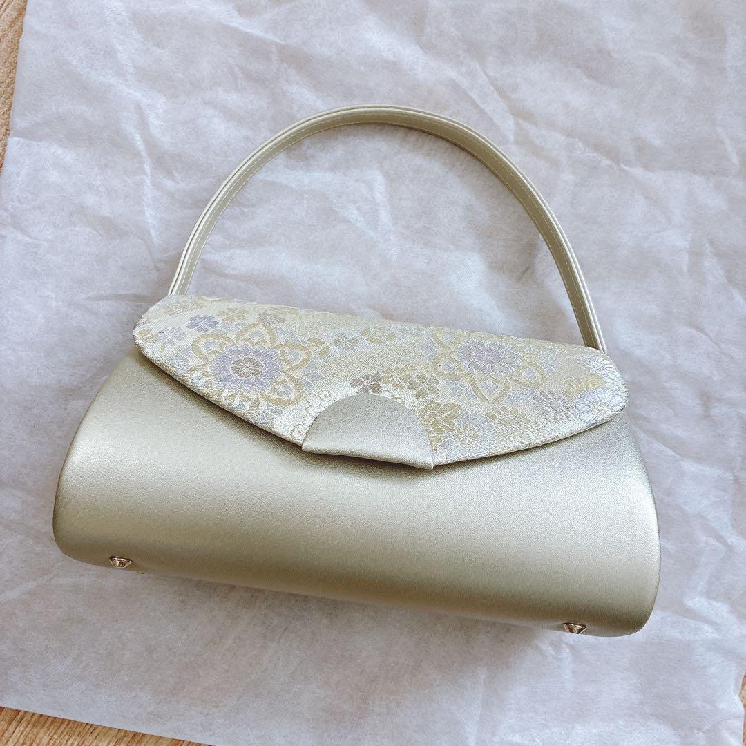 ◎ riri様◎ 金色 和装用バッグ 花柄刺繍 結婚式